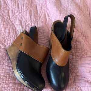 See by Chloe Black and Brown Women's Clogs